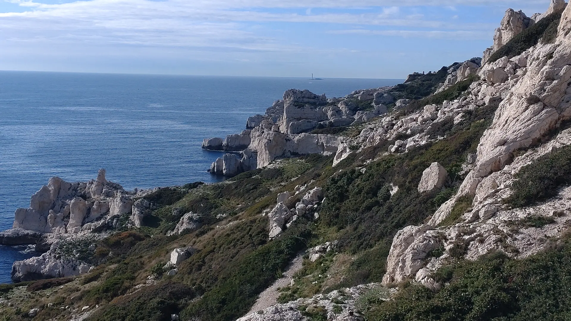 La côte découpée du Frioul