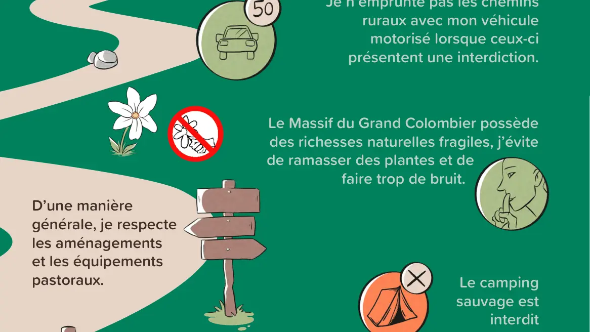 Note d'information à lire avant la sortie.