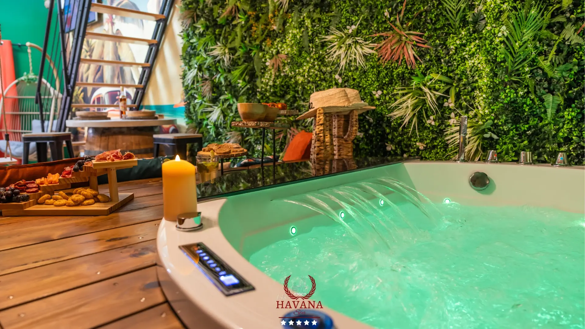 Jets & Cascade illuminée