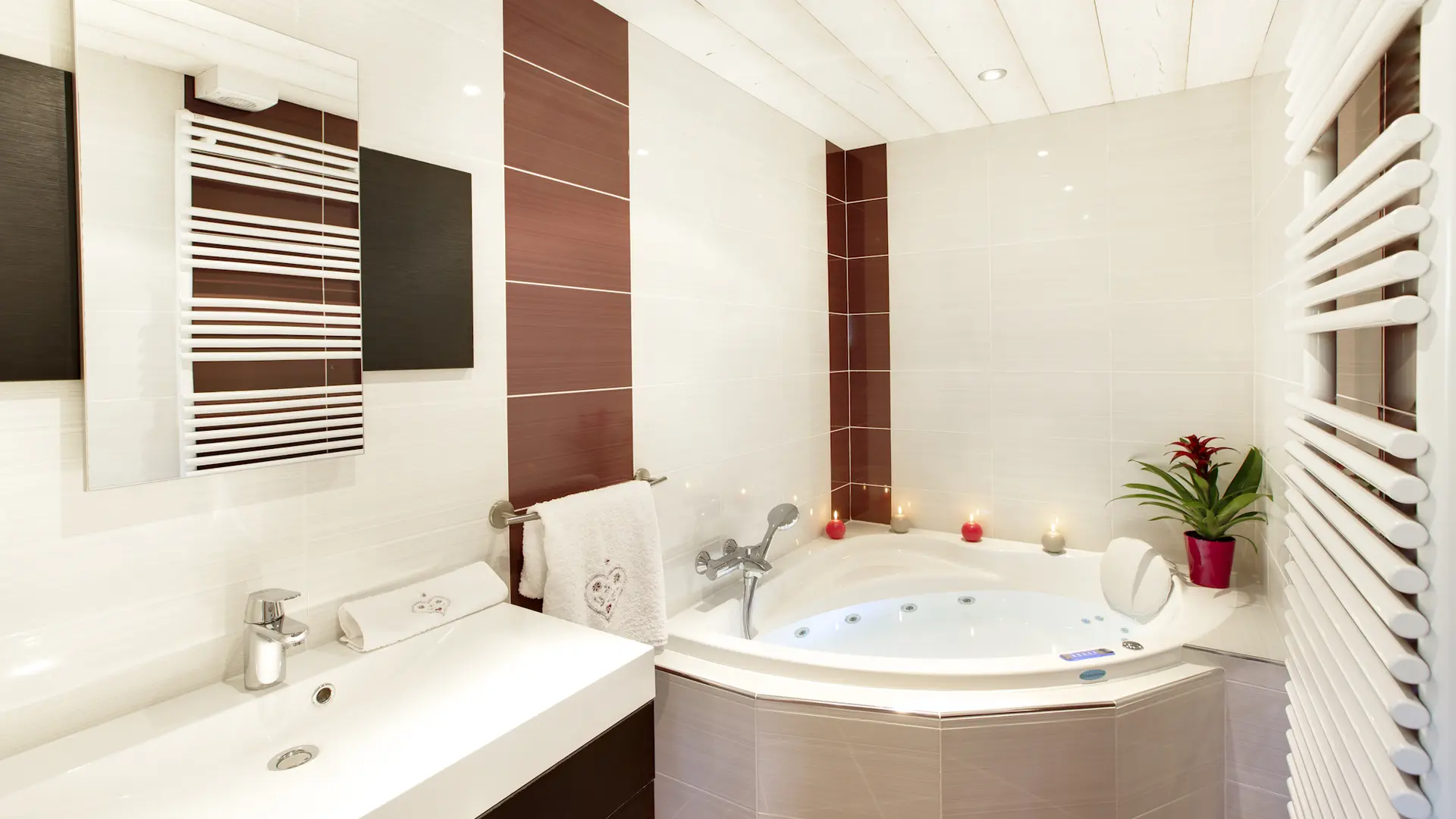 Salle de bain avec baignoire/Bathroom with a bath-Androsace n°2-Le Grand-Bornand