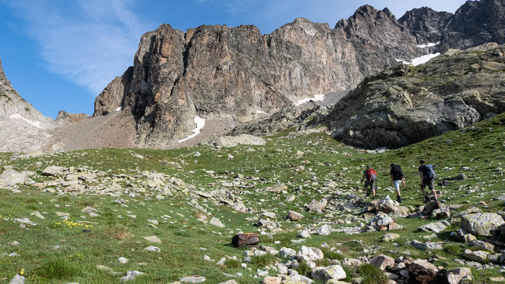 Montée vers le Pas de l'Olan