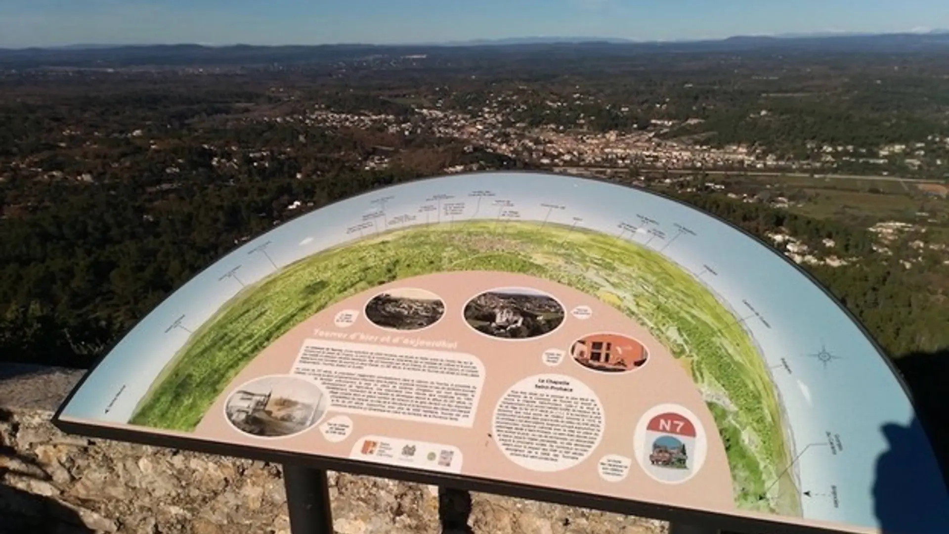 Table d'orientation de la chapelle