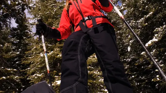 Descente par le Bécret à Bernex
