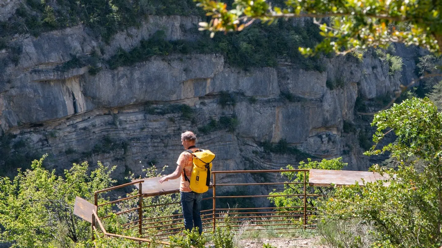 Sentier des falaises des gorges d'Agnielles