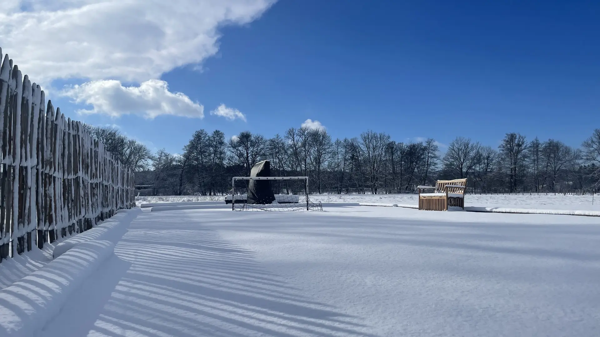 Aire de jeux hiver