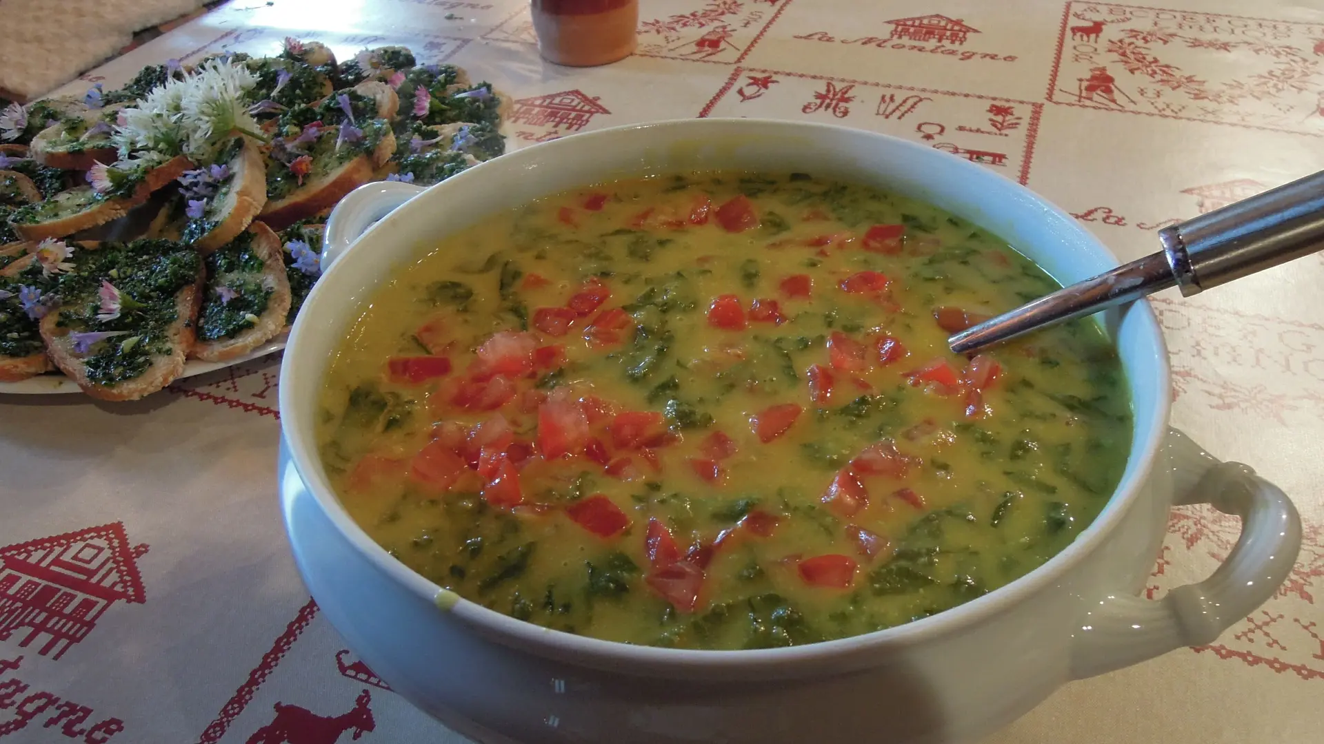 Soupe: gaspacho à l'égopode