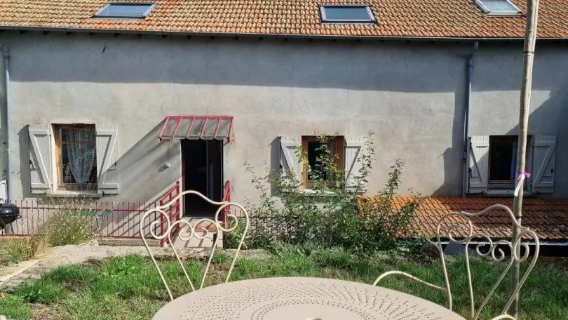 Jardin à l'étage côté salon.