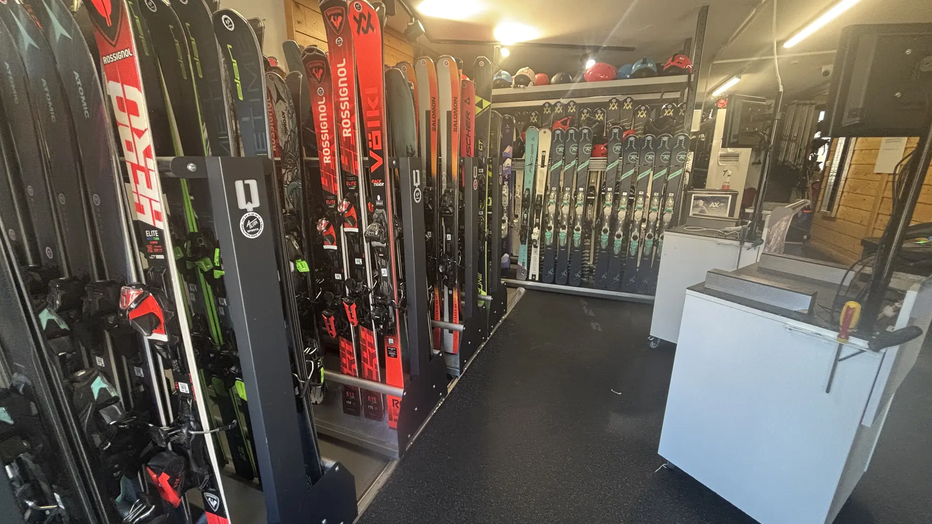 Parc matériel de skis