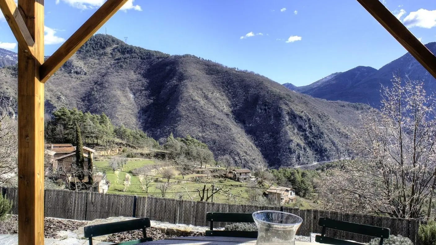 Gîte l'Aire - Vue panoramique - Lantosque - Gîtes de France des Alpes-Maritimes