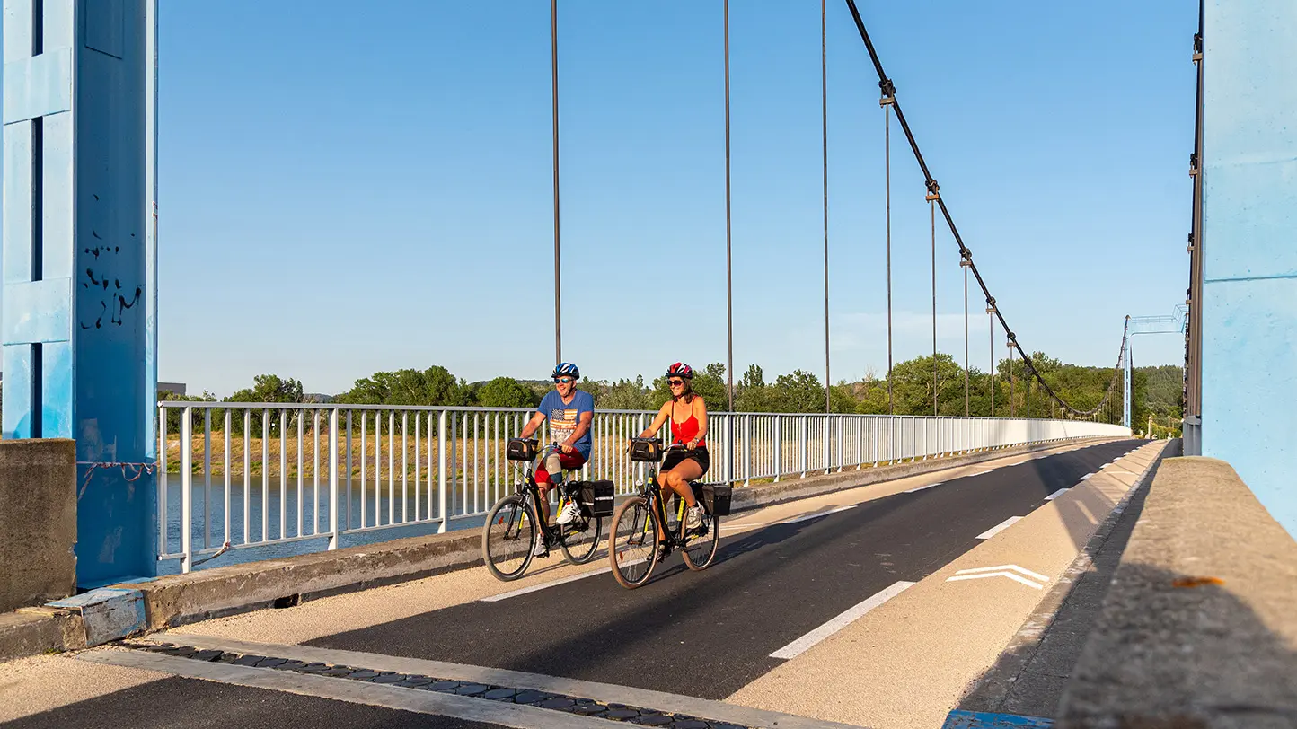 Canal de Donzère - Via rhona en Vauclus