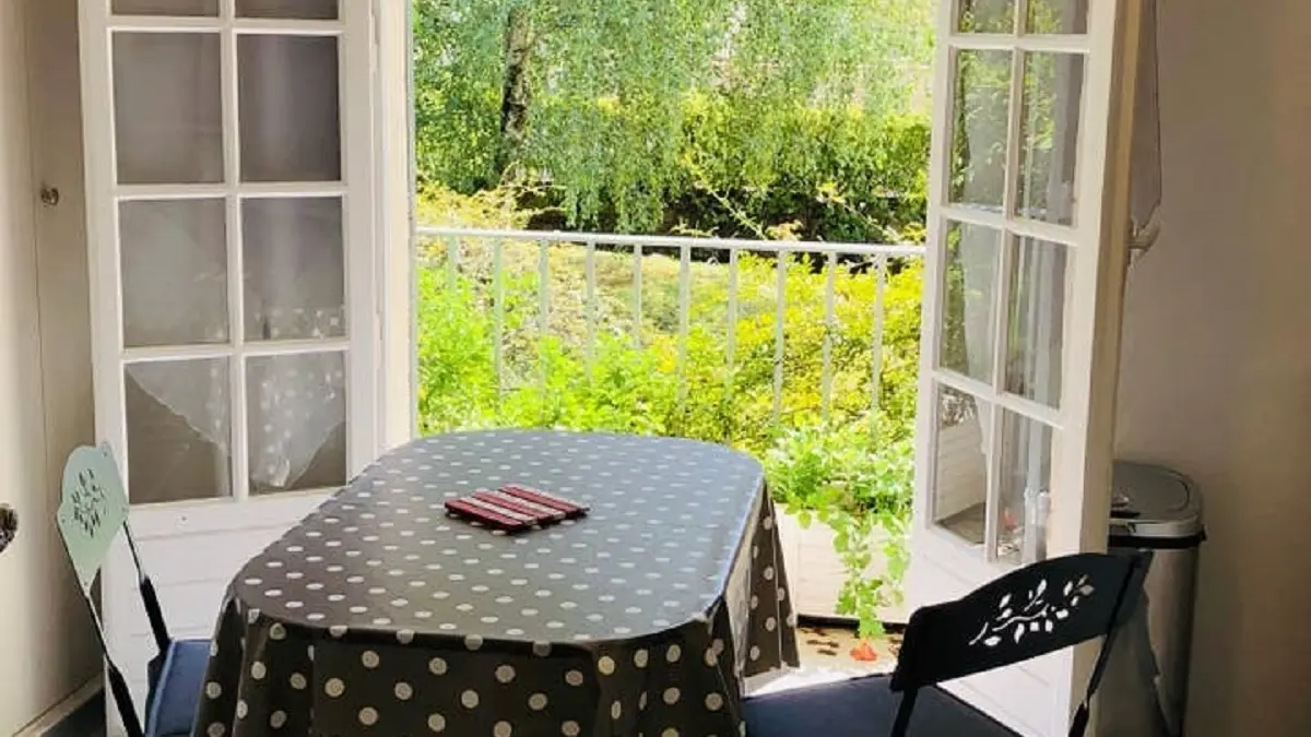 Jardin vu de la cuisine