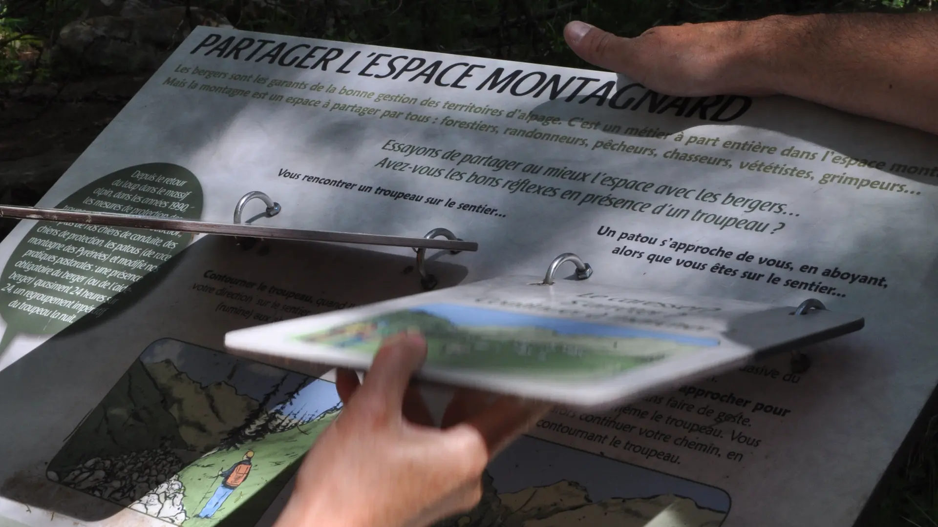 tables de lecture amountagna Villars Colmars