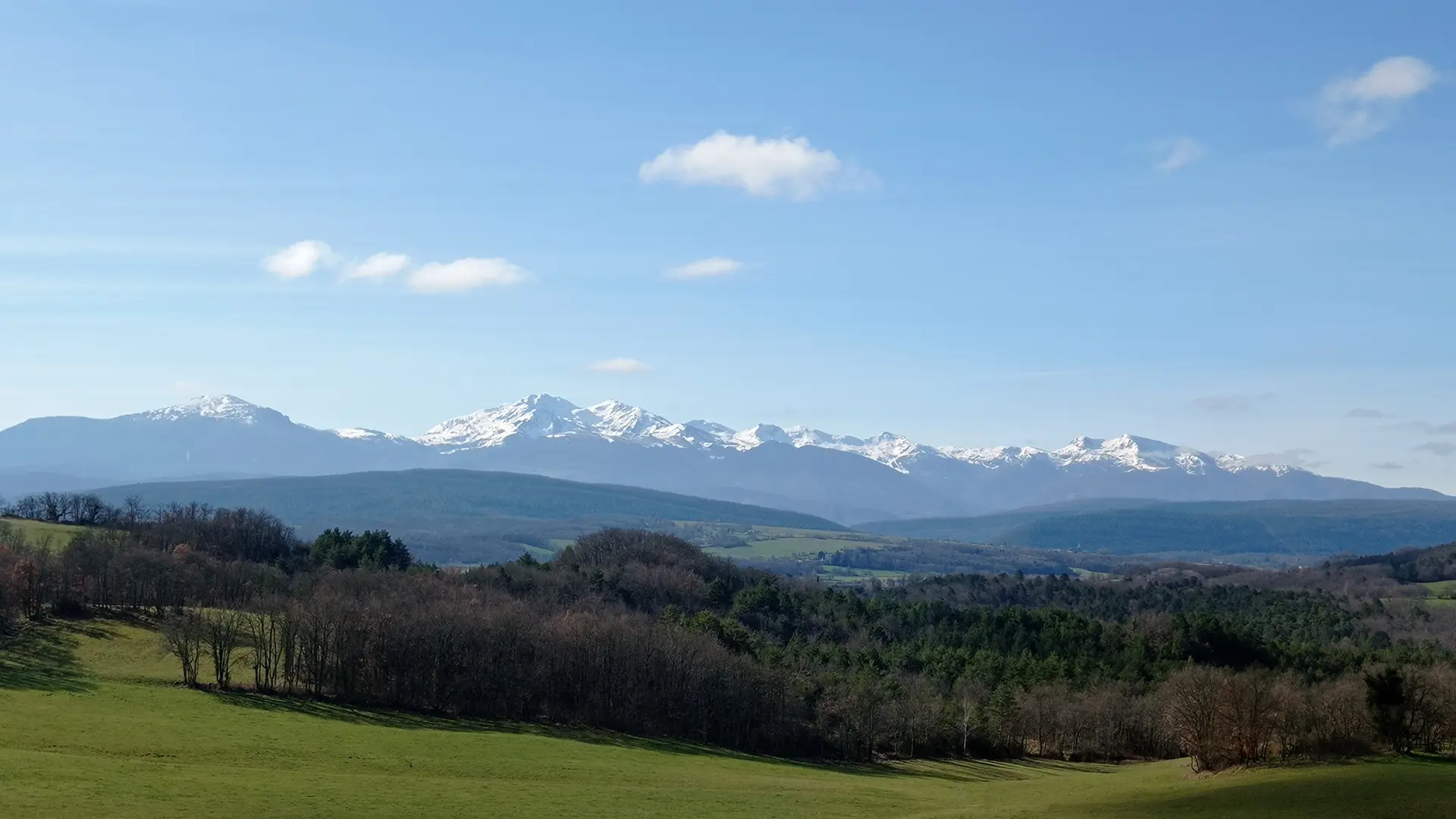 vue sur les pyrénées