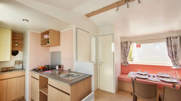 Intérieur d'un mobil'home