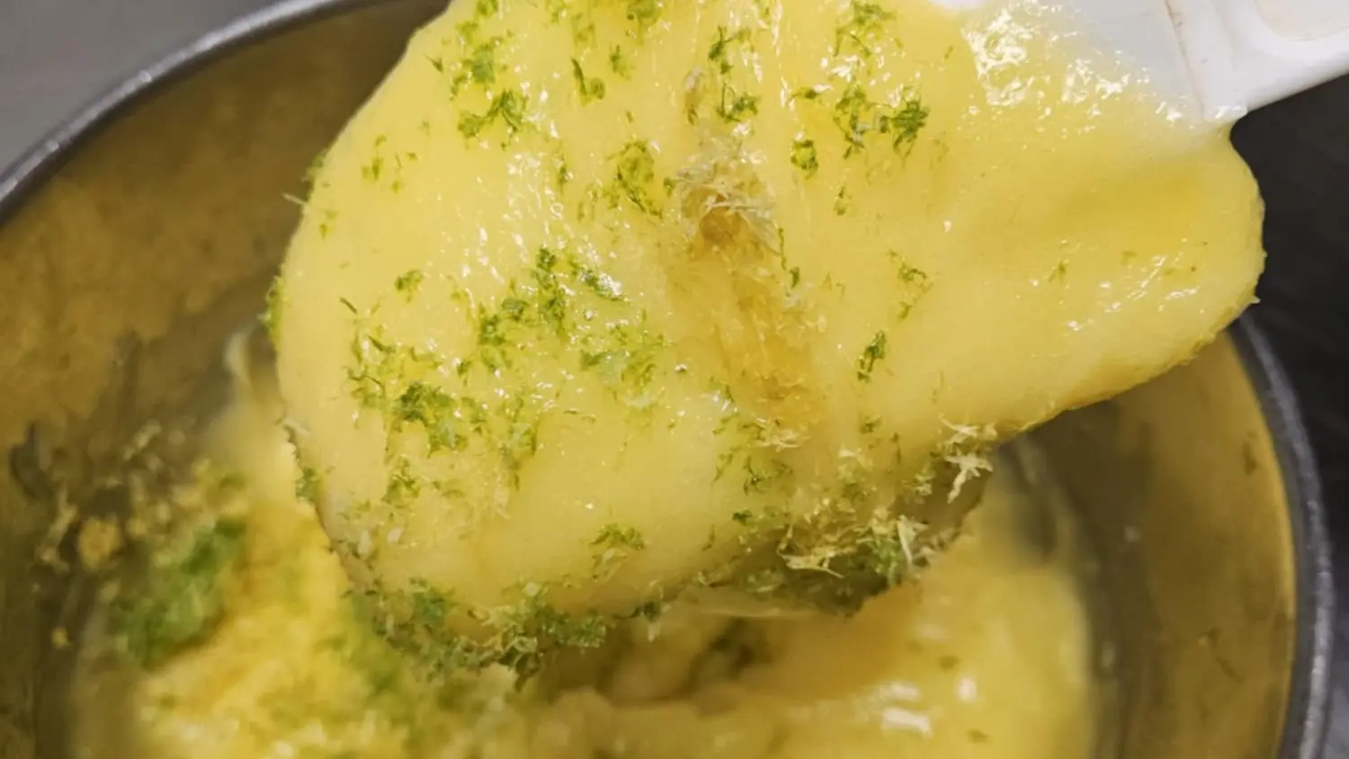 Preparación de la crema de limón