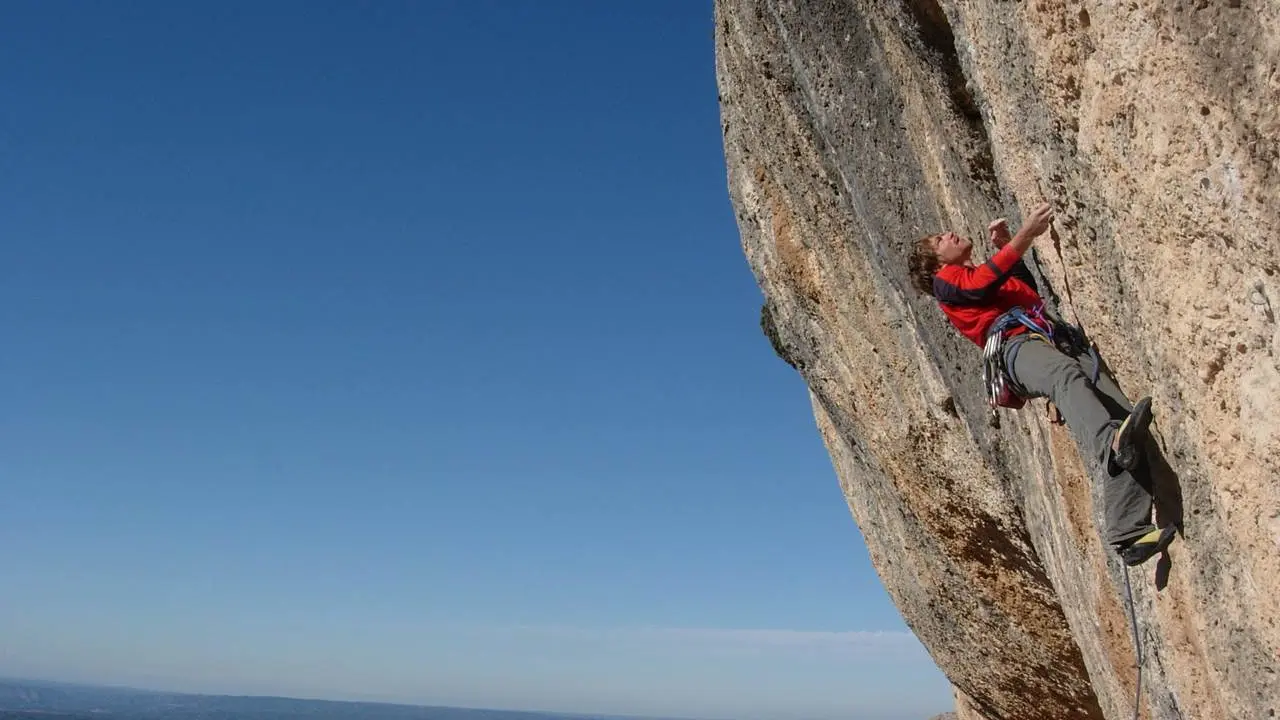 Escalade falaise