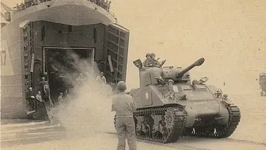 Débarquement à Cavalaire Août 44 - © Souvenir Français