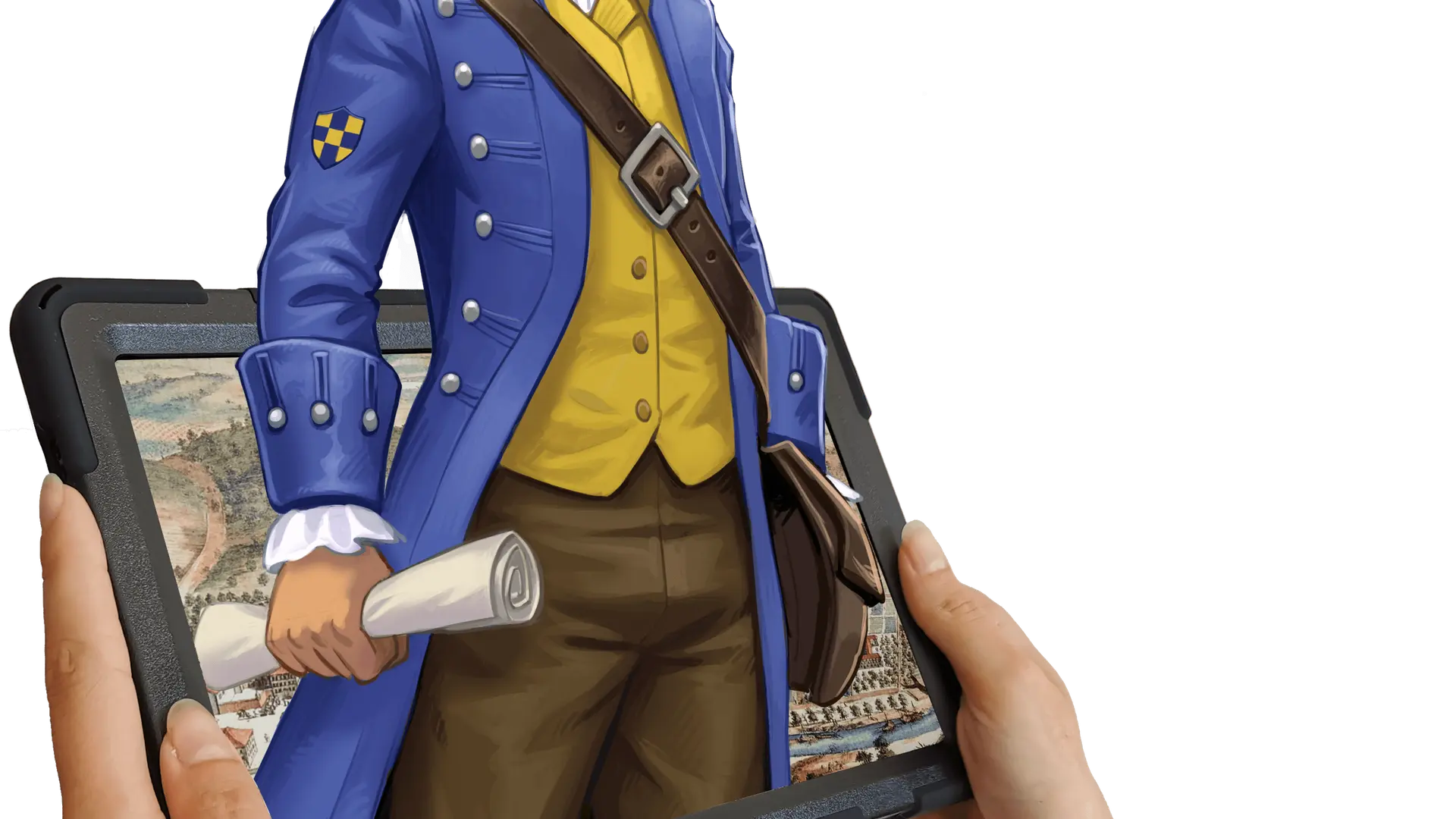 Balade guidée sur tablette