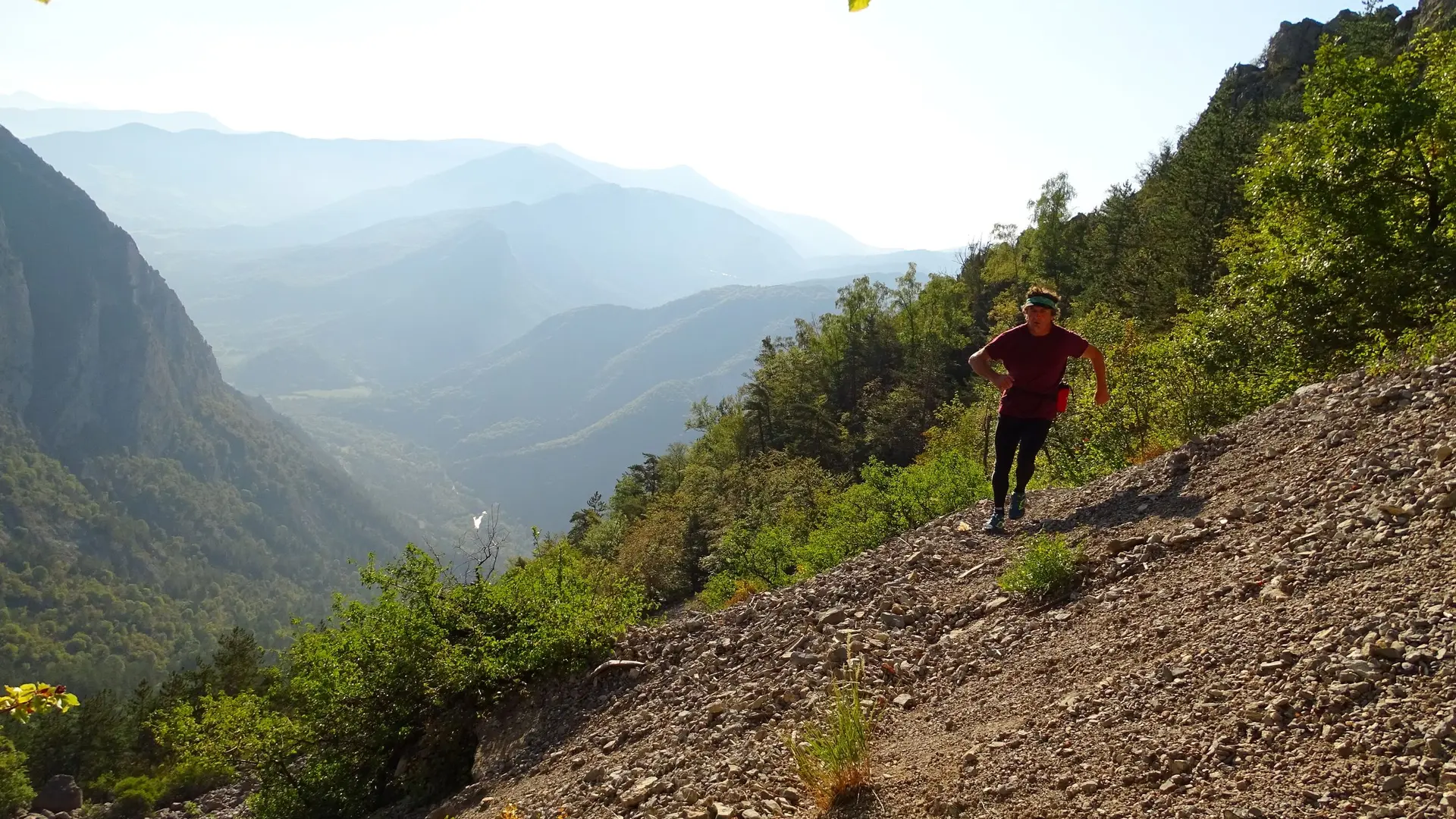 Portion technique dans les pierriers
