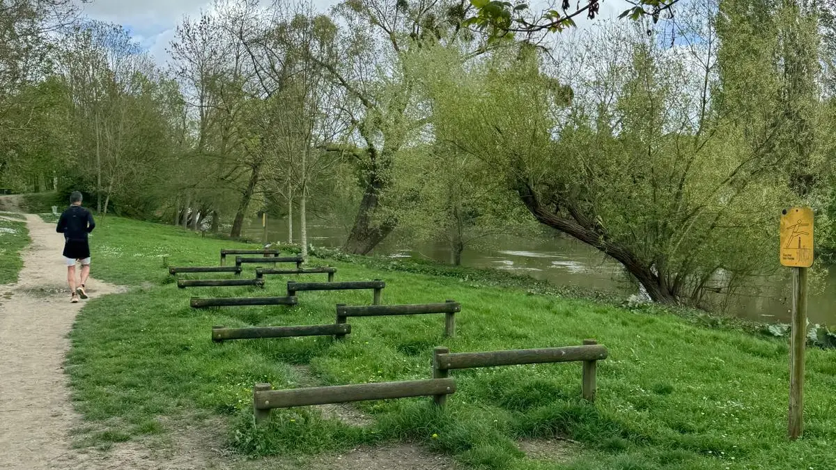 Parcours sportif sur les berges de Seine de Maisons-Laffitte