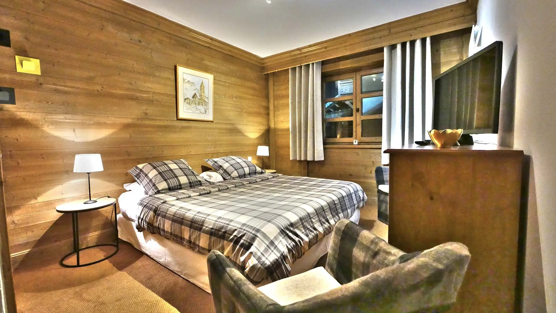 Chambre parentale_Chalet Les Alpes