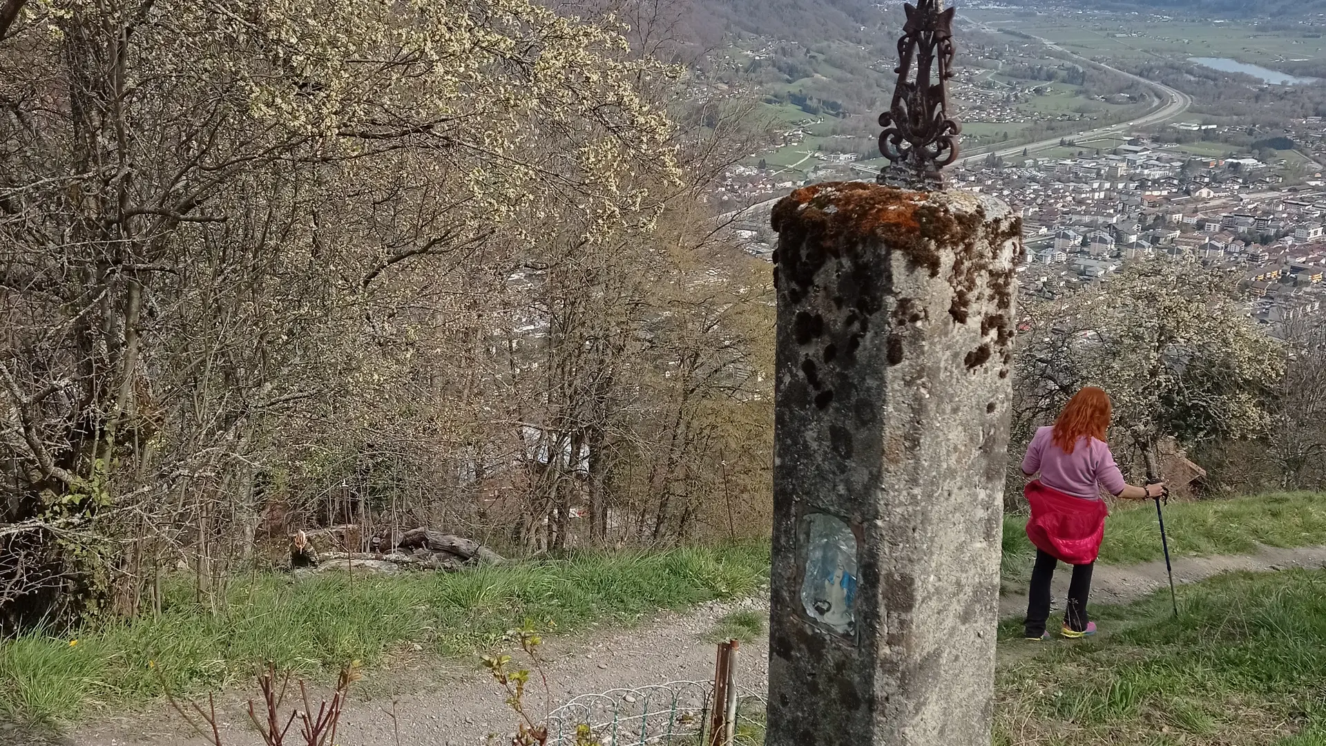 croix des Houches sur le retour