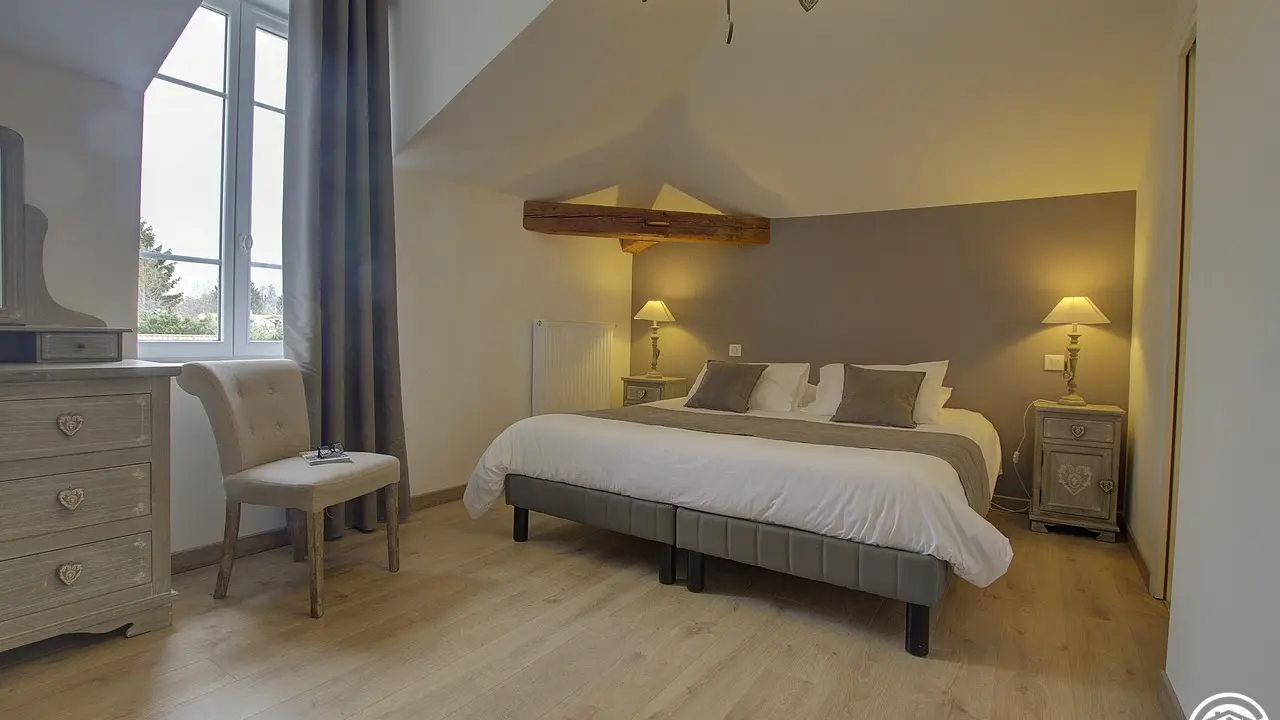 Chambre Cécile version avec lit double 180 X 200