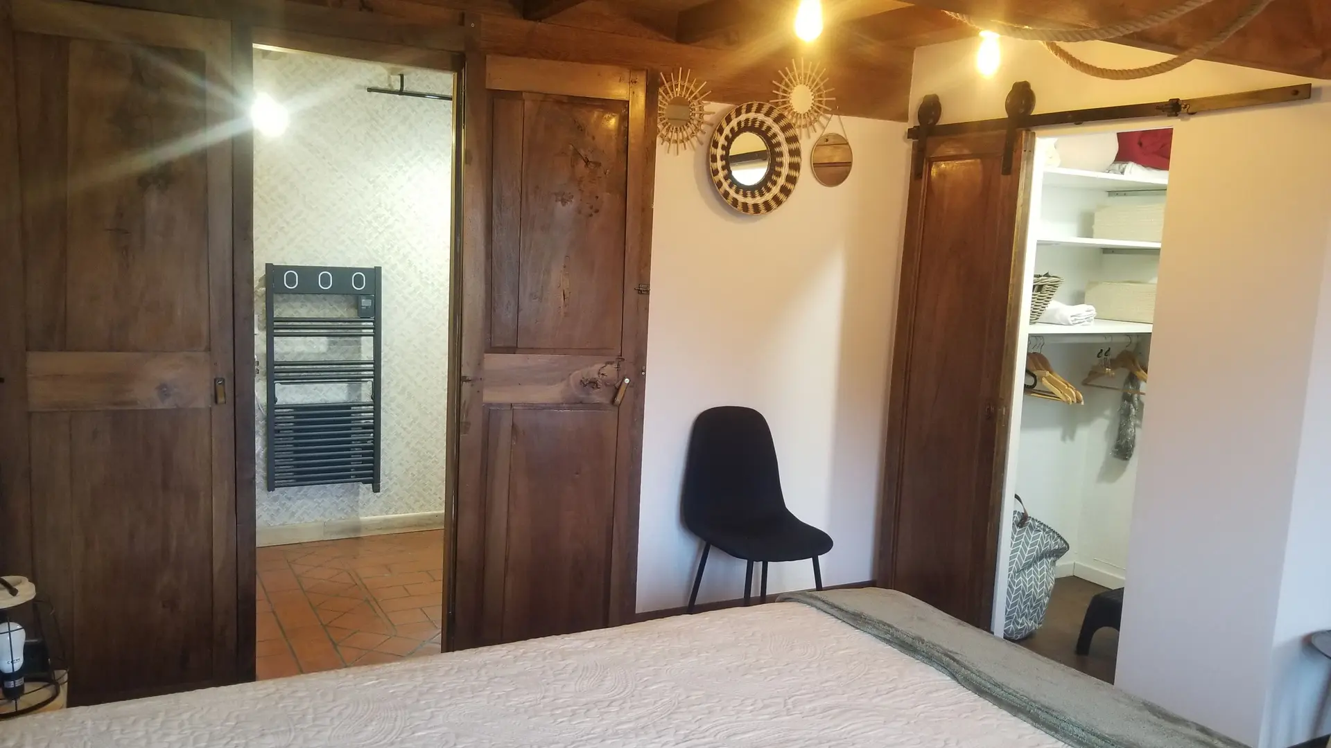 dressing, salle de bain privative .