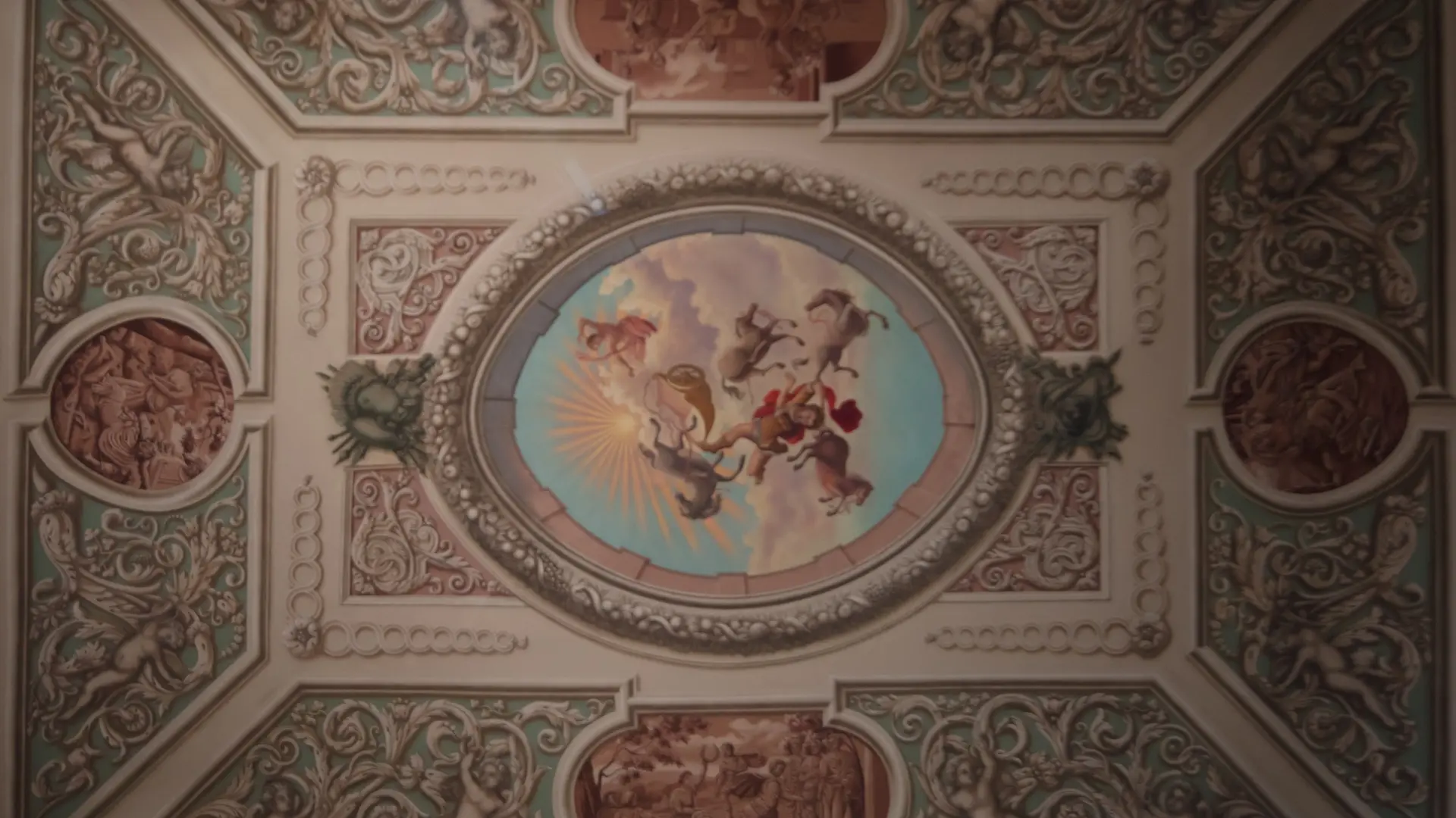 Le plafond de la Chambre du Roy