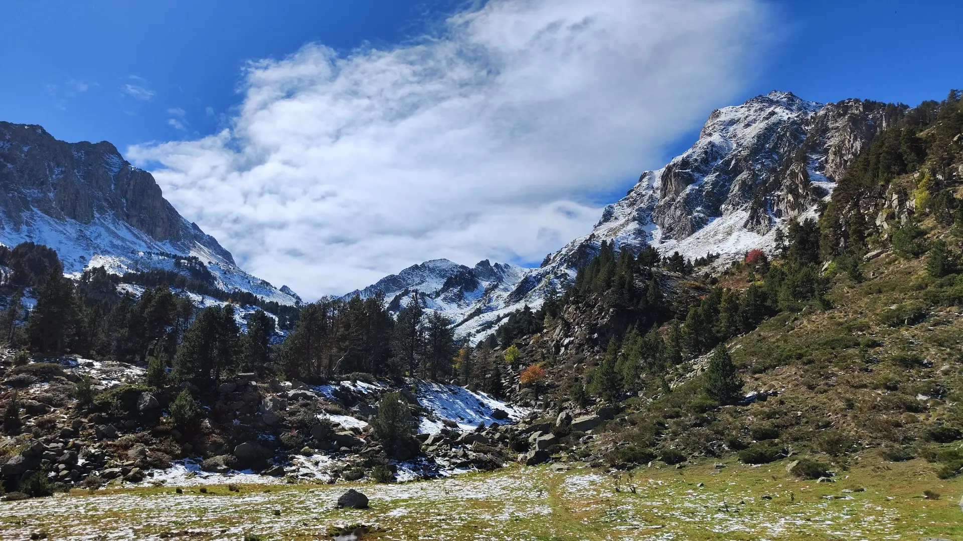 Vue sur le Roc Blanc