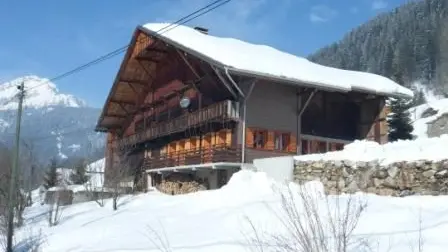 chalet vue hiver