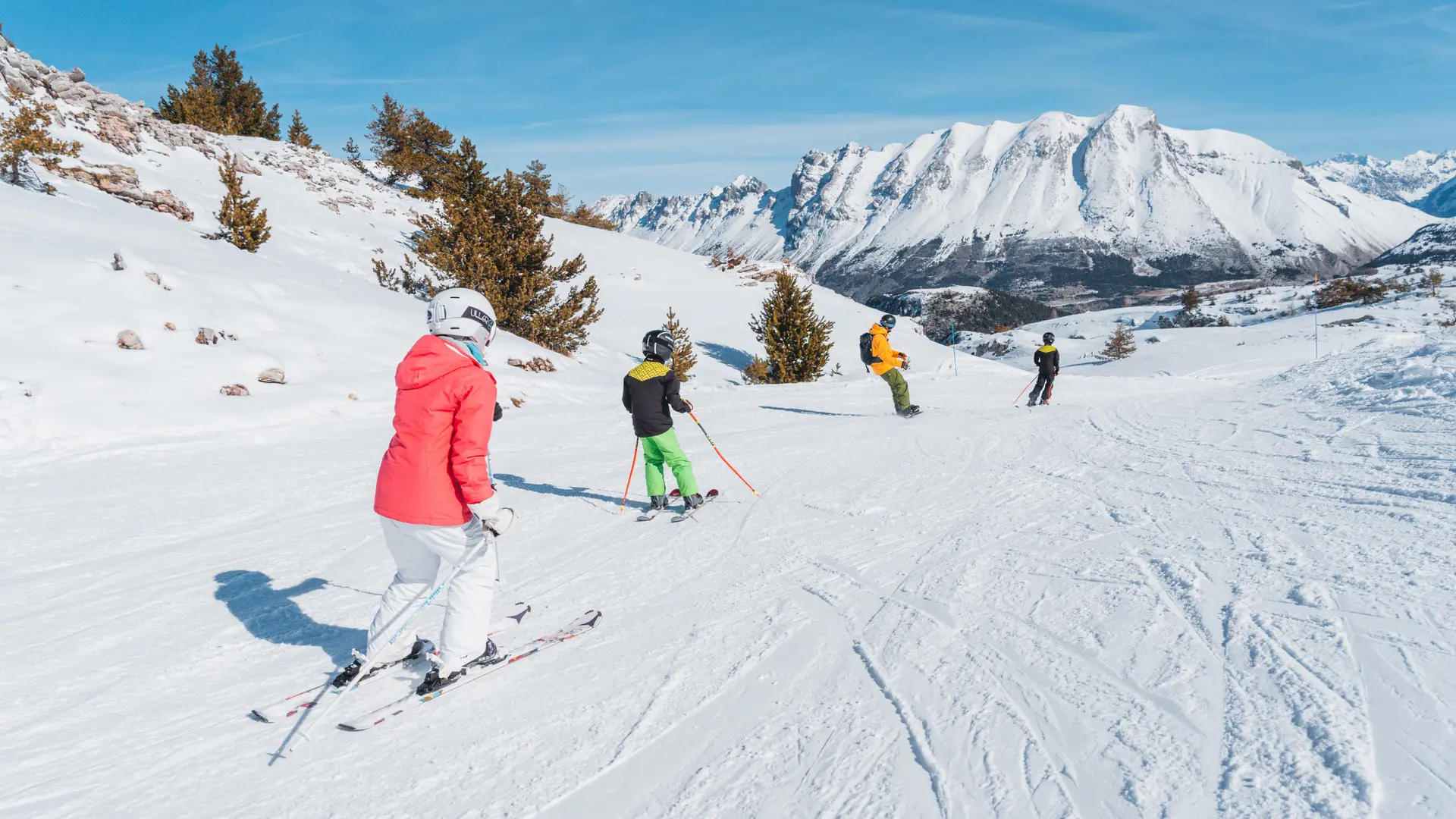 Ski de piste dans Le Dévoluy