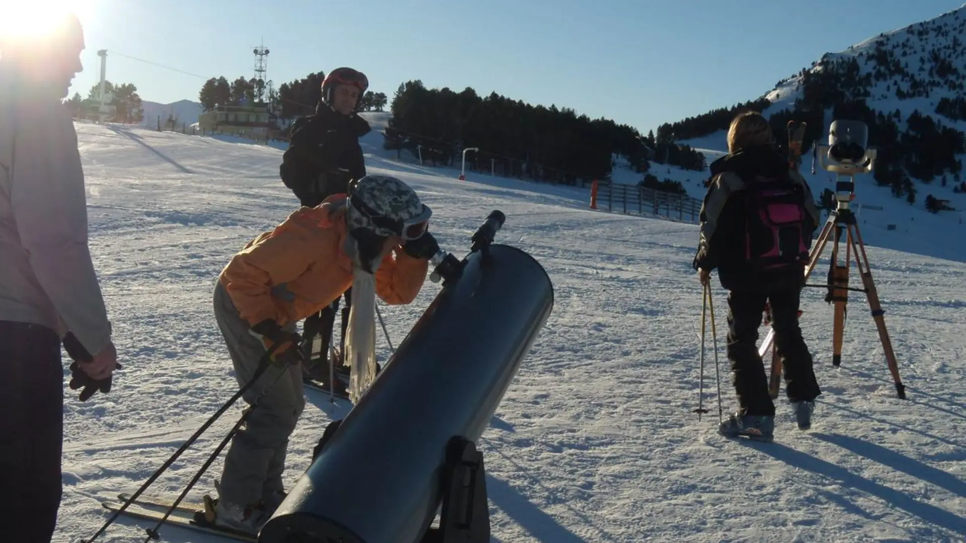 Activité observation hiver à Bonascre