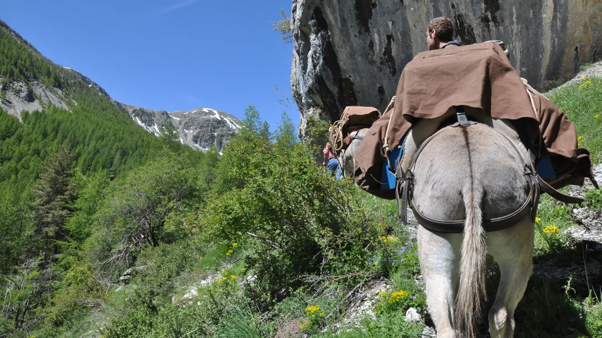 chemin de randonnée Amountagna Villars Colmars