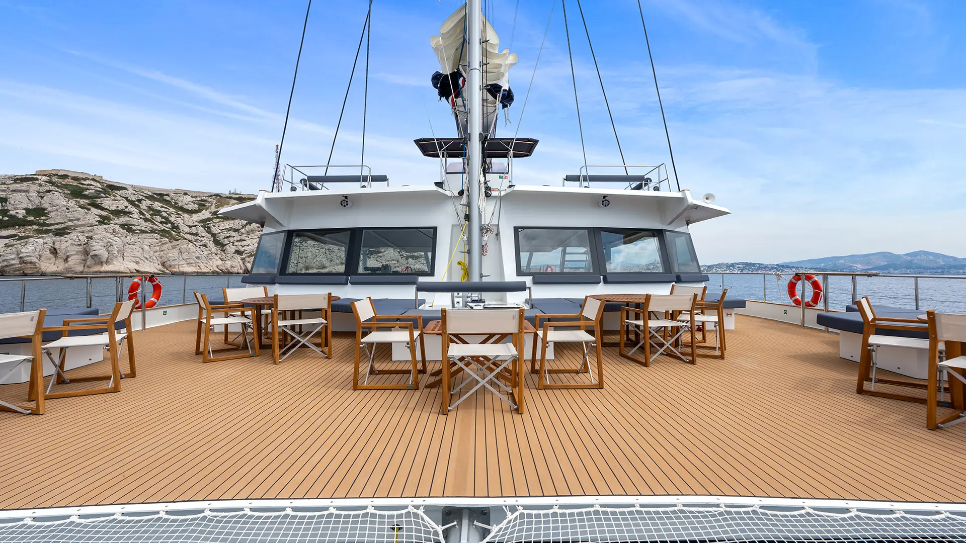 Bateau Samba pont supérieur