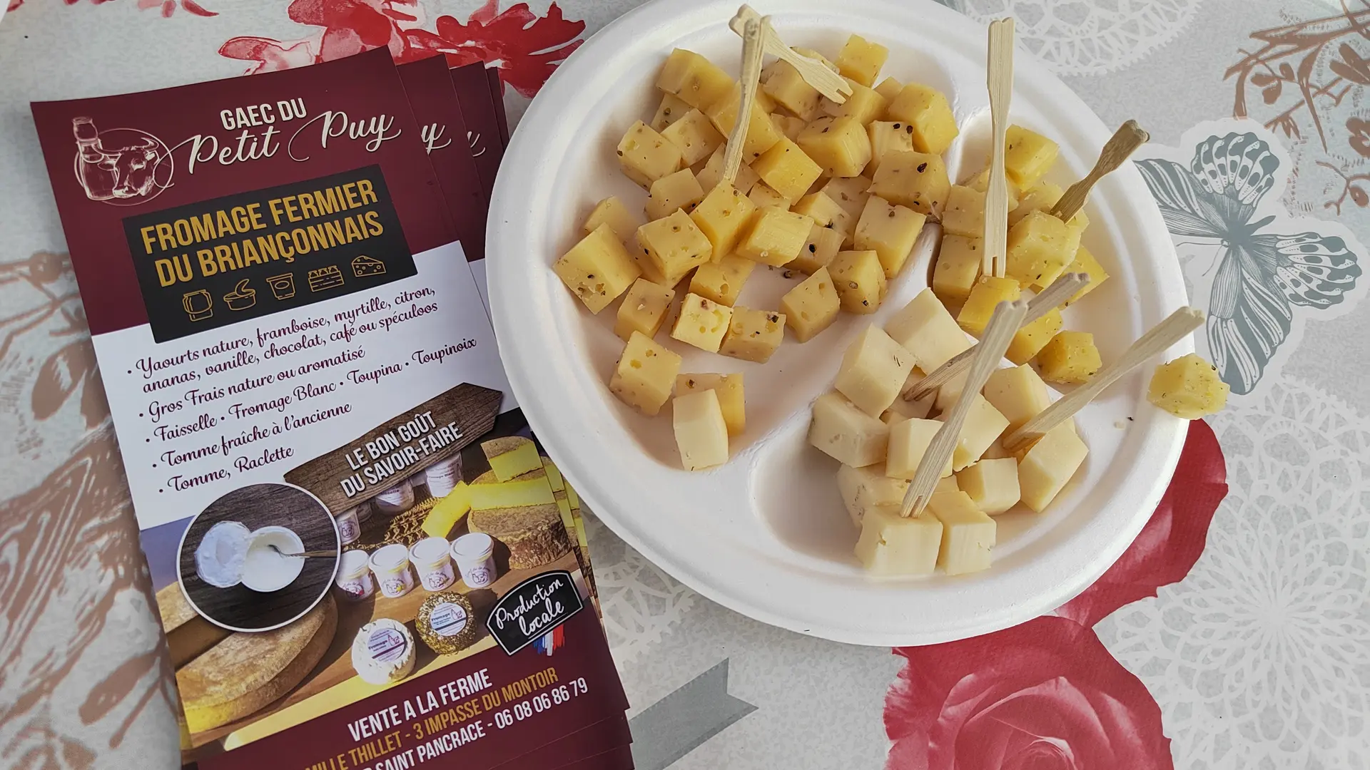 dégustation fromages GAEC du Petit Puy - Villar saint pancrace