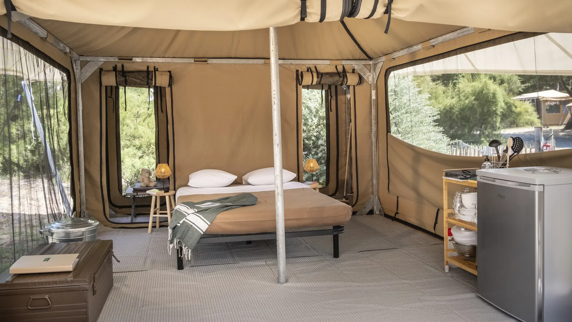 Tente Panama - Chambre et pièce à vivre