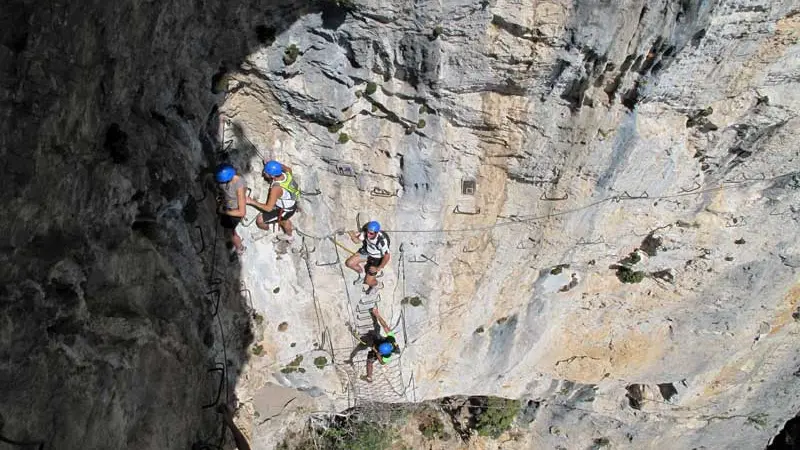 Via ferrata sur les Alpes Maritimes