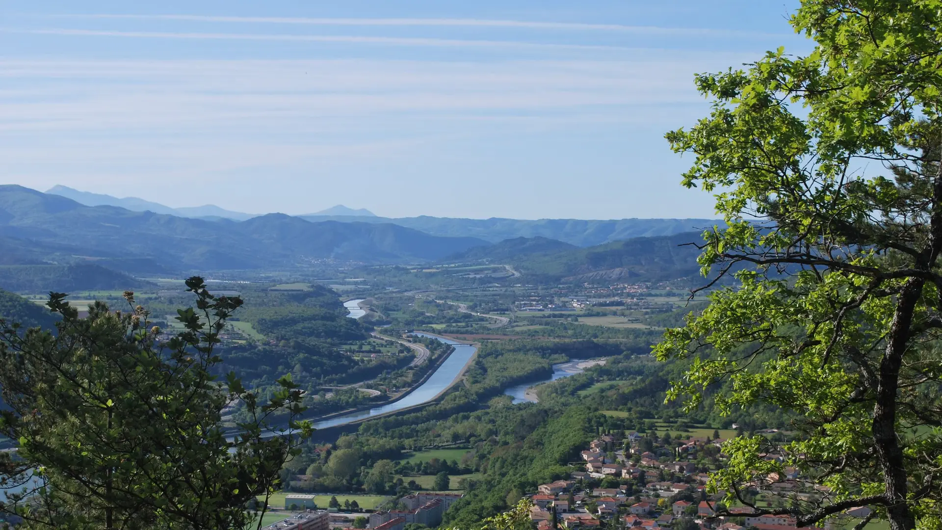 Panorama sur la Durance
