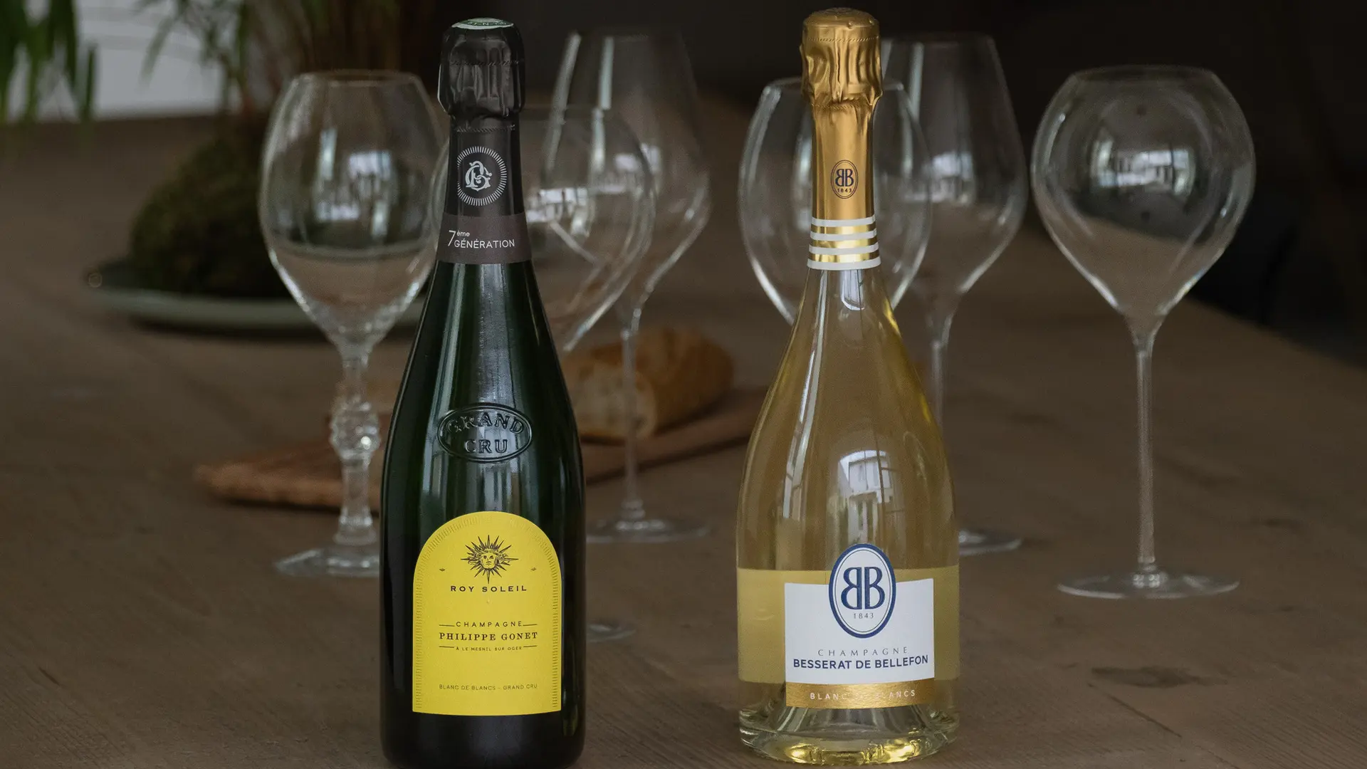 Champagne grand cru blanc de blancs