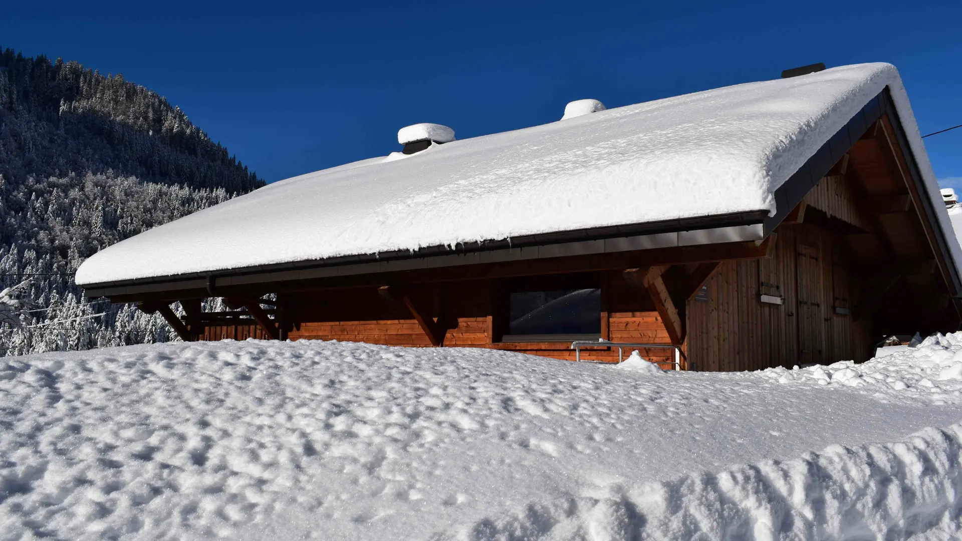 Chalet en hiver