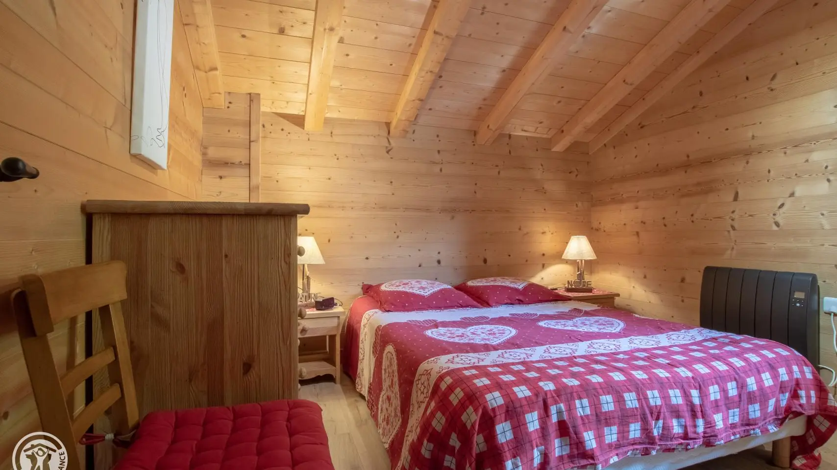 Chambre avec 1 lit 140.