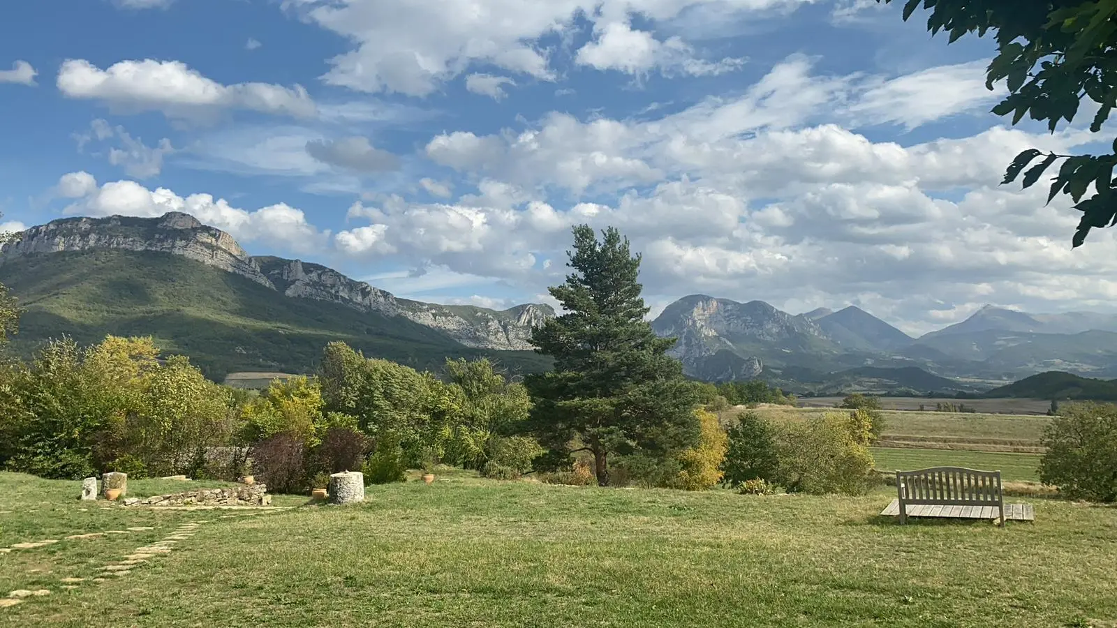 La vue depuis la propriété
