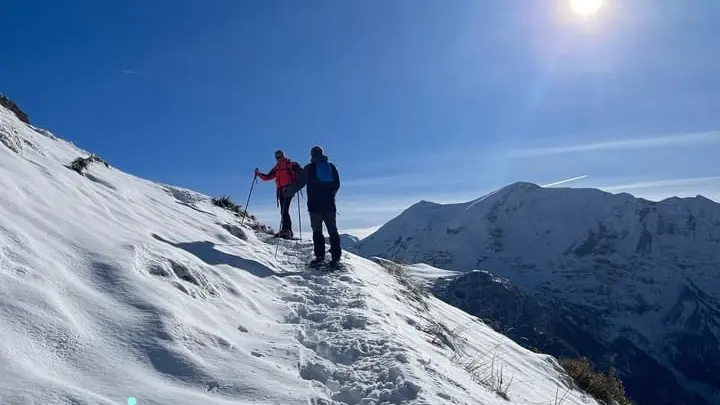Raquettes avec les accompagnateurs en montagne_Orcières