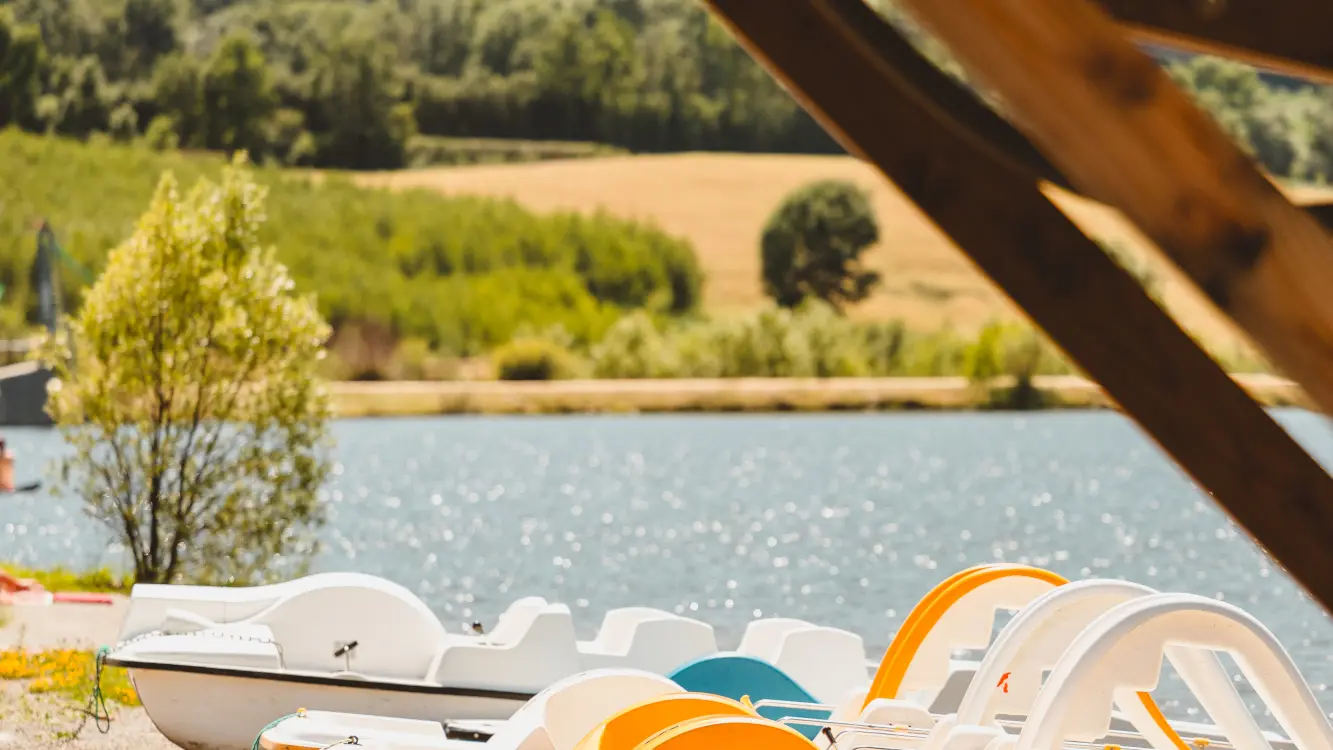 Parc Aquagliss, Plan d'eau du Champsaur