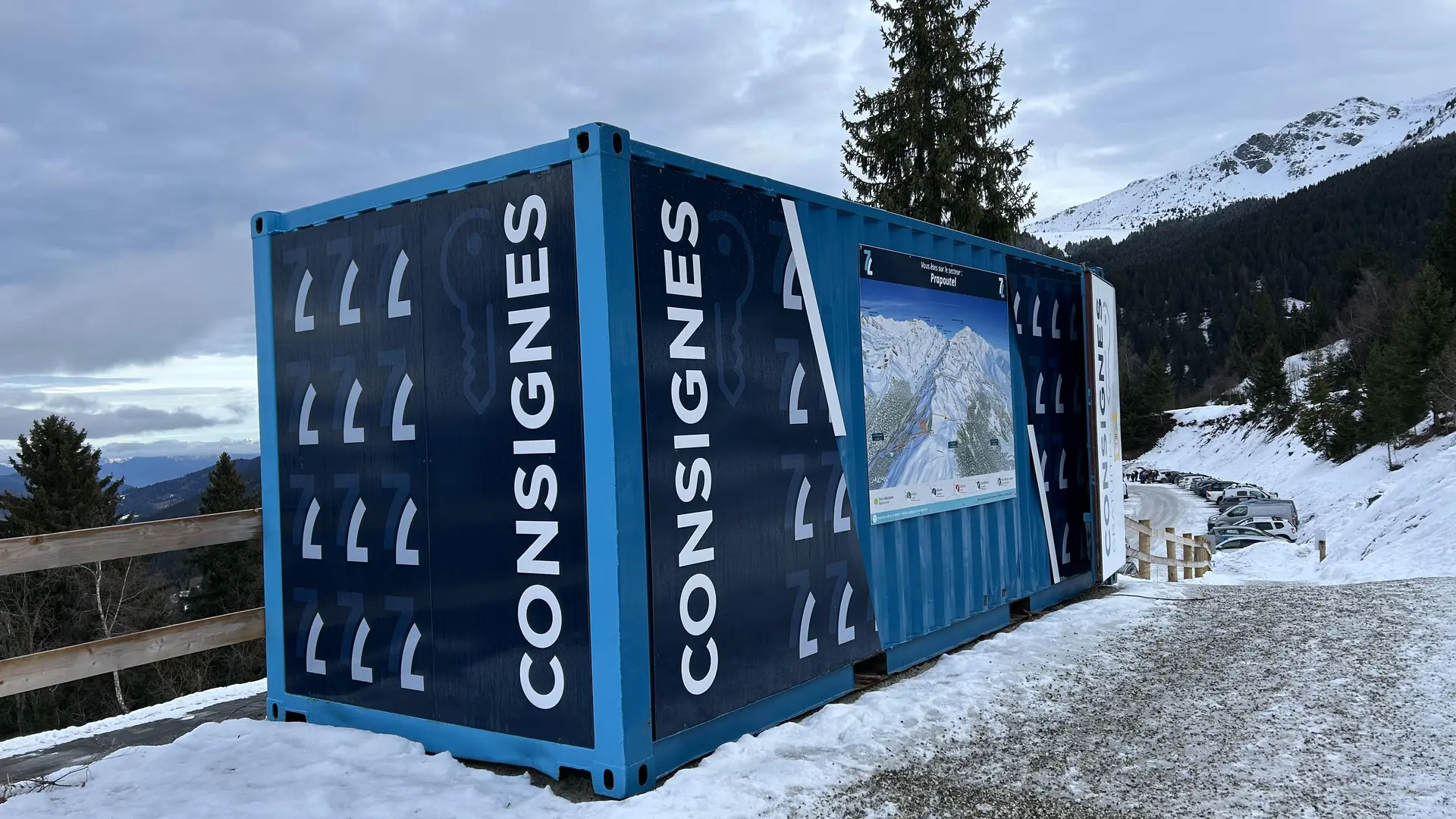 Consignes casiers à Prapoutel