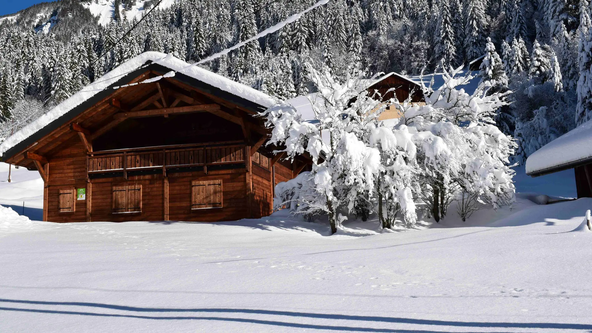 Chalet en hiver