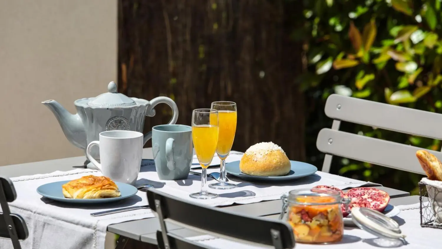 Repas jardin