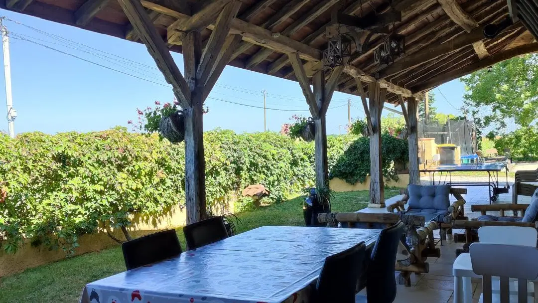 Terrasse couverte