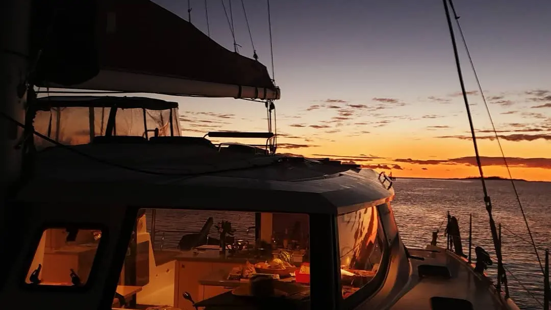 Sunset avec Abaca Croisières